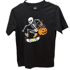 Wonder Nation Halloween Black T-Shirt Kid's Size XL